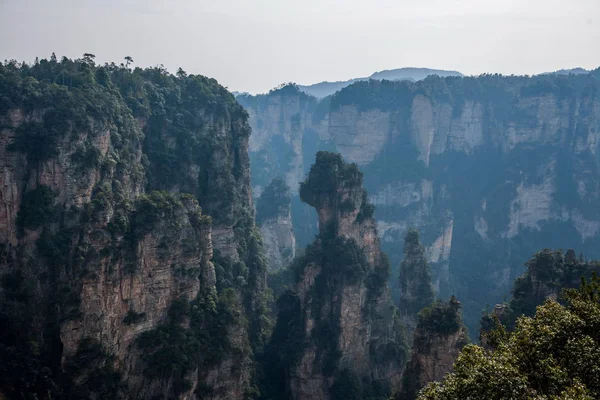 Hunan Zhangjiajie National Forest Park Yuanjiajie landscape — Stock Photo, Image