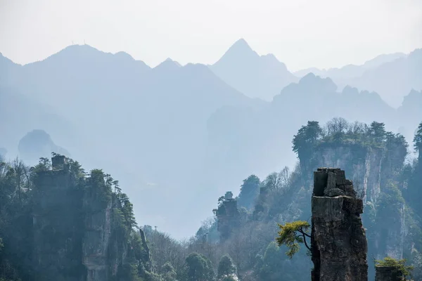 Hunan Zhangjiajie National Forest Park Shentang Bay landscape — Stock Photo, Image