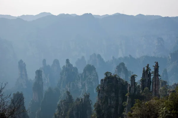 Хунань Zhangjiajie National Forest Park Tianzishan Семіньяк пік-пік — стокове фото