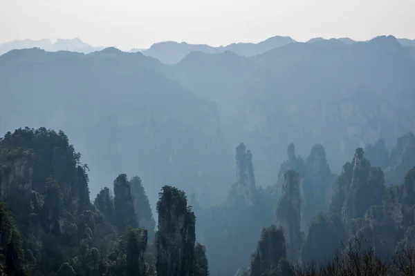 Hunan Zhangjiajie National Forest Park Tianzishan Yubi picco — Foto Stock