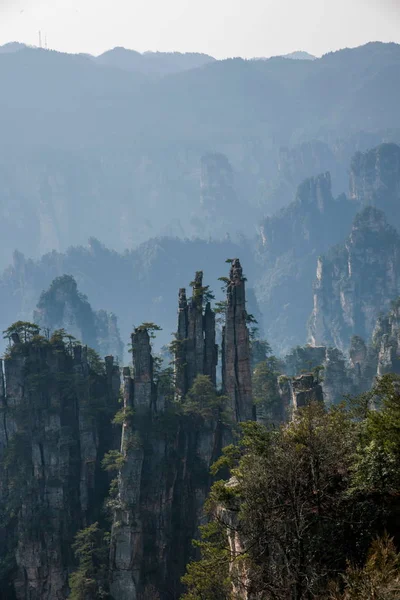 Хунань Zhangjiajie National Forest Park Tianzishan Семіньяк пік-пік — стокове фото