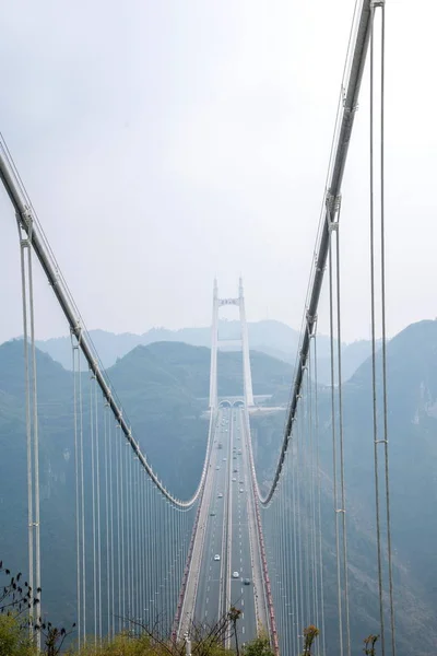 Hunan Xiangxi Dazhai Bridge — Zdjęcie stockowe