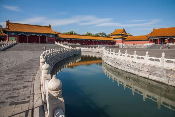 北京故宫博物馆金水桥 — 图库照片