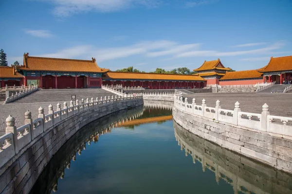 Beijing Palace Museum Podul Jinshui — Fotografie, imagine de stoc