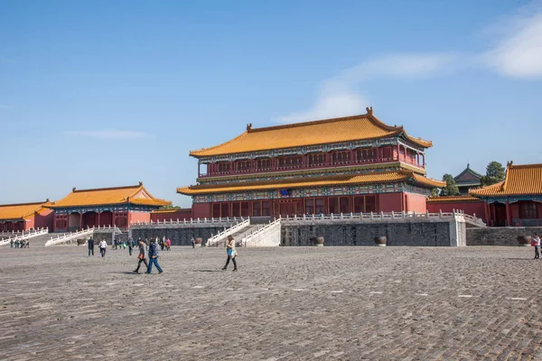 Beijing Palace Museum Taihe świątyni Square — Zdjęcie stockowe