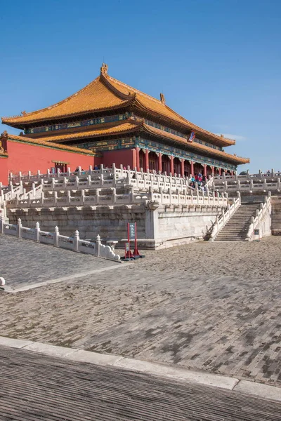 Beijing Palace Museum Taihe świątyni Square — Zdjęcie stockowe