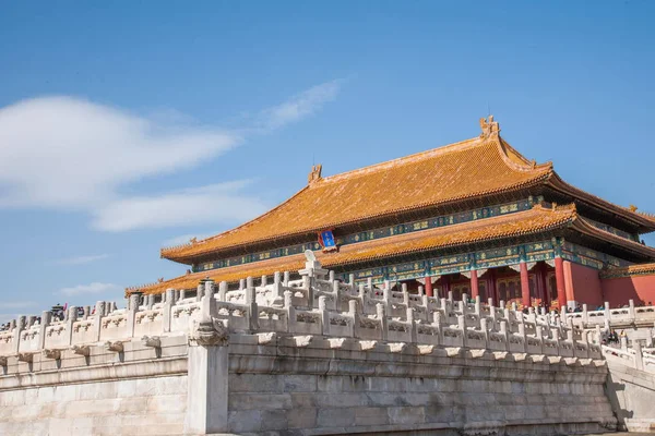 Beijing Palast Museum taihe Tempel Platz — Stockfoto