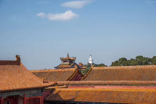 Крыша Пекинского дворца — стоковое фото