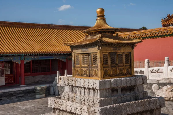 Musée du Palais de Pékin Temple de Taihe avant Tongge — Photo