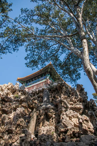 Musée du Palais de Pékin déchargement jardin — Photo