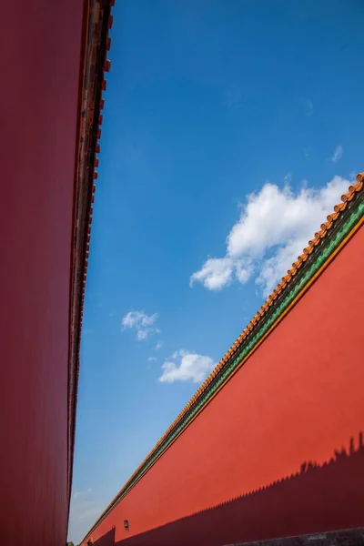 Beijing Palace Museum Palace vägg — Stockfoto