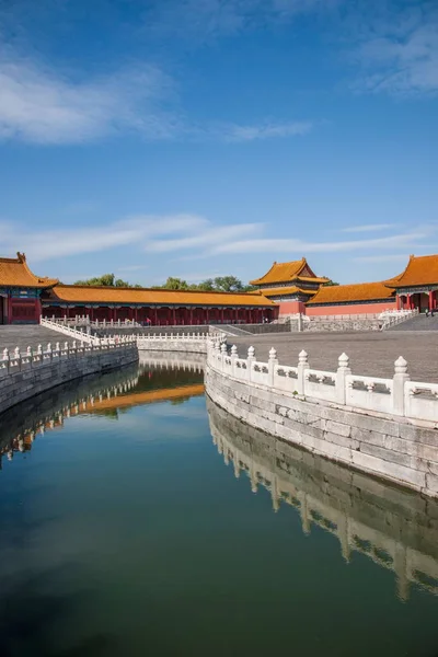 Museo del Palacio de Beijing Puente de Jinshui Imágenes de stock libres de derechos