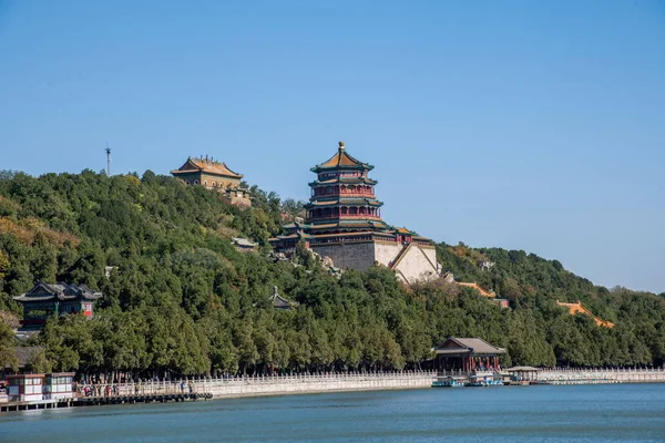 Palacio de Verano de Beijing Kunming Lake Longevity Hill —  Fotos de Stock