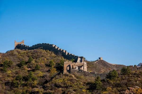 Condado de Hebei Luanping Jinshanling Gran Muralla —  Fotos de Stock