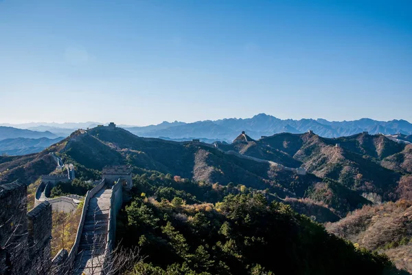 Hebei Luanping County Jinshanling Grande Muralha — Fotografia de Stock