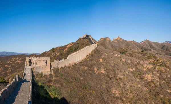 Hebei Luanping megyei Jinshanling nagy-nagy fal — Stock Fotó