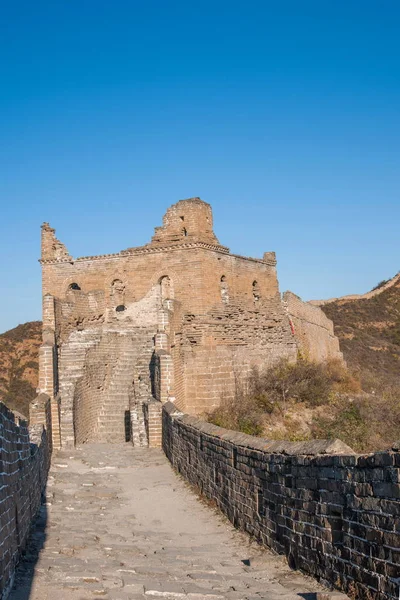 Hebei Luanping gminie Jinshanling Wielki Mur — Zdjęcie stockowe