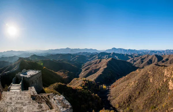 Condado de Hebei Luanping Jinshanling Gran Muralla — Foto de Stock