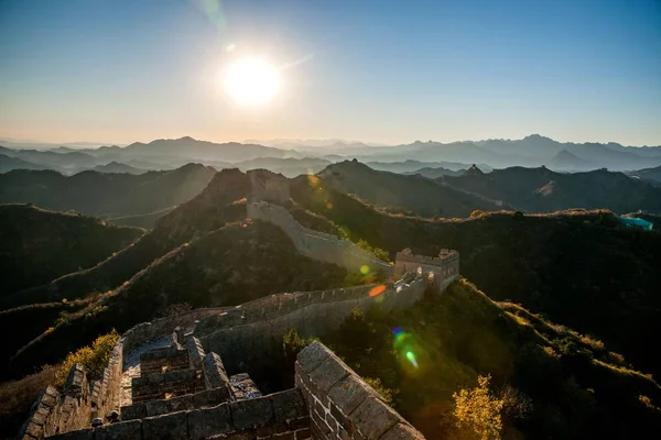 Hebei luanping county jinshanling große Mauer — Stockfoto