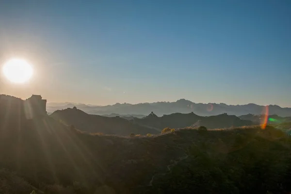 Hebei Luanping County Jinshanling Grande Muralha — Fotografia de Stock