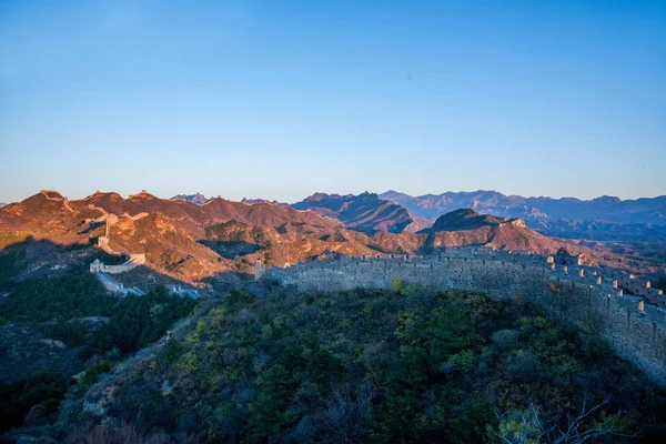 Hebei Luanping County Jinshanling Velká čínská zeď — Stock fotografie