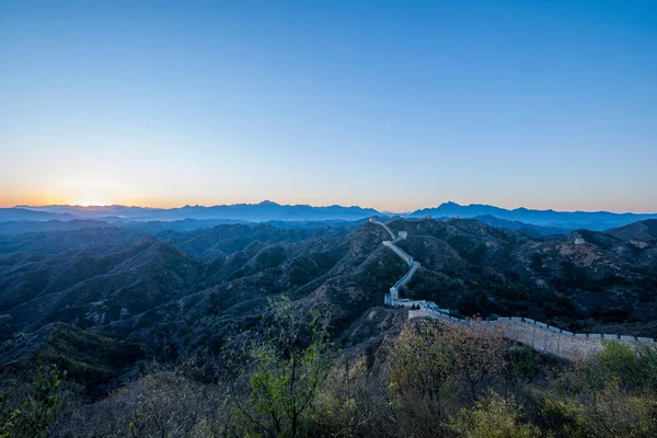 Hebei luanping county jinshanling große Mauer — Stockfoto