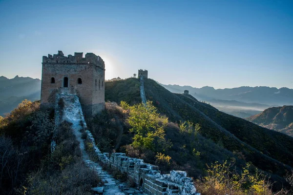 Hebei luanping county jinshanling große Mauer — Stockfoto