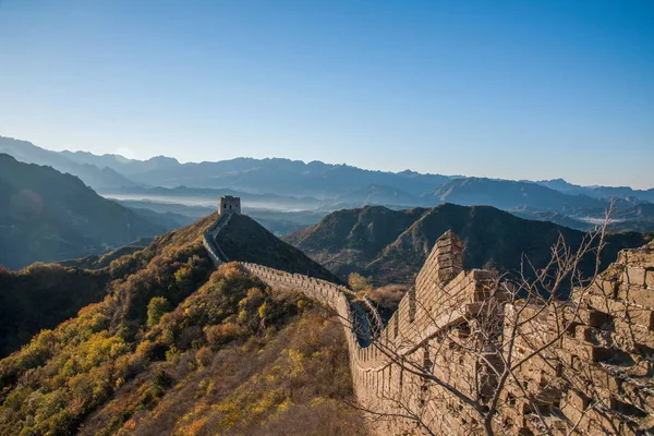 Hebei Luanping län Jinshanling Great Wall — Stockfoto