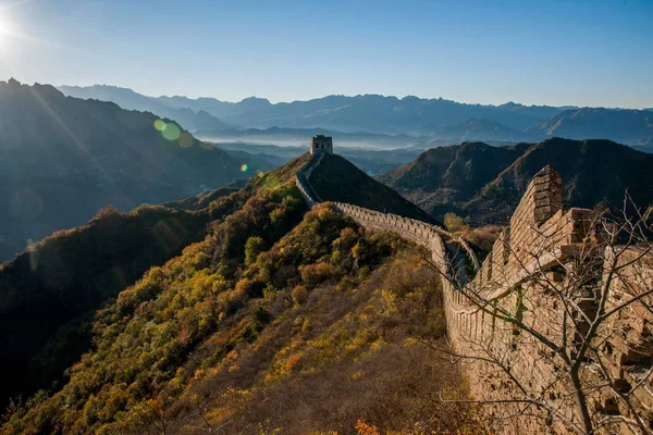 Hebei Luanping län Jinshanling Great Wall — Stockfoto