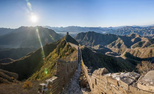 Hebei luanping county jinshanling große Mauer — Stockfoto