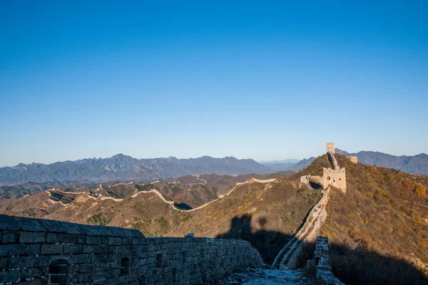 Condado de Hebei Luanping Jinshanling Gran Muralla —  Fotos de Stock