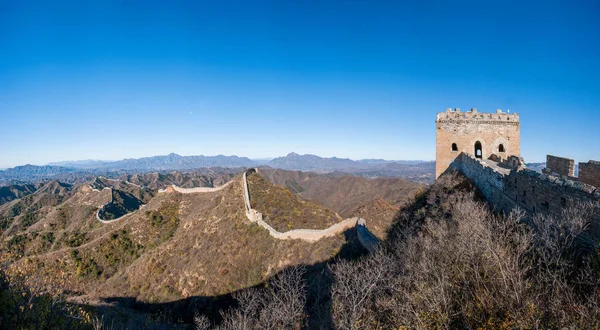 Condado de Hebei Luanping Jinshanling Gran Muralla —  Fotos de Stock