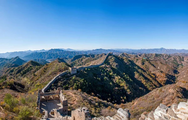 Hebei luanping county jinshanling große Mauer — Stockfoto