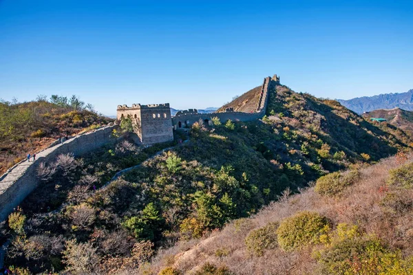 Condado de Hebei Luanping Jinshanling Gran Muralla —  Fotos de Stock