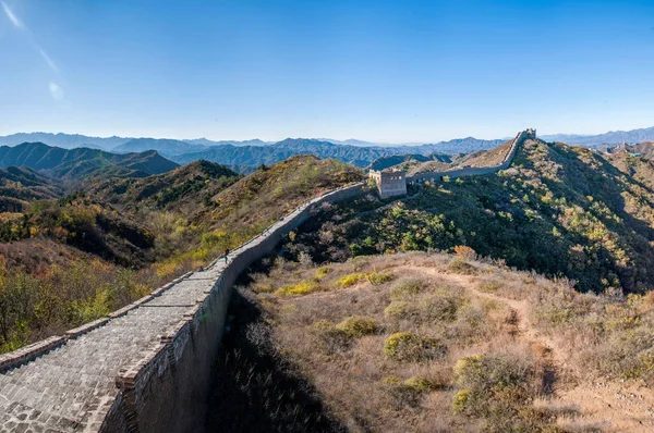 Condado de Hebei Luanping Jinshanling Gran Muralla —  Fotos de Stock