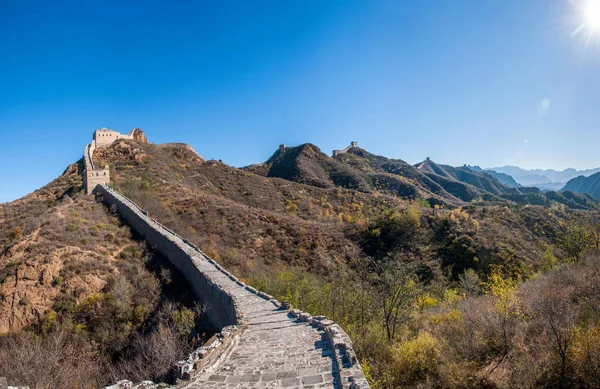 Hebei Luanping megyei Jinshanling nagy-nagy fal — Stock Fotó