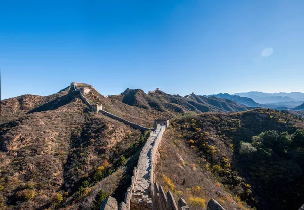 Hebei luanping county jinshanling große Mauer — Stockfoto