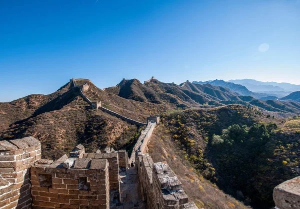 Hebei Luanping län Jinshanling Great Wall — Stockfoto