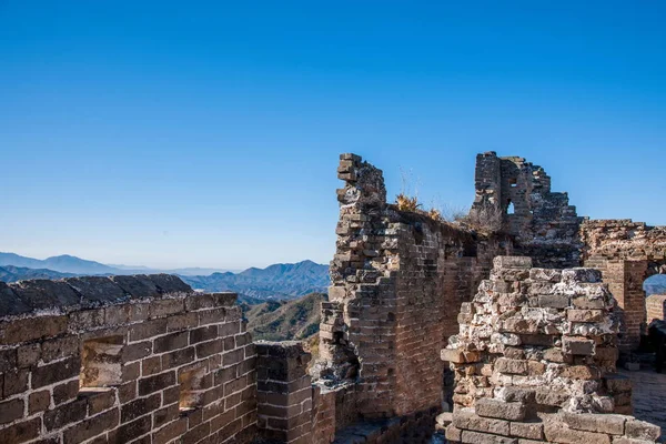 Hebei Luanping County Jinshanling Grande Muraglia — Foto Stock