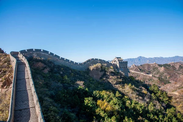 Hebei Luanping Comté de Jinshanling Grande Muraille — Photo