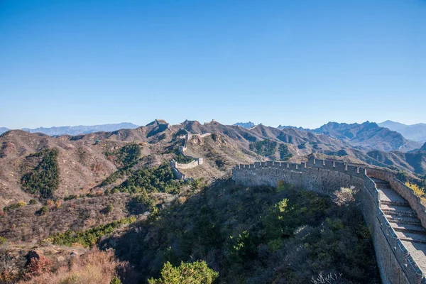 Hebei Luanping County Jinshanling Velká čínská zeď — Stock fotografie