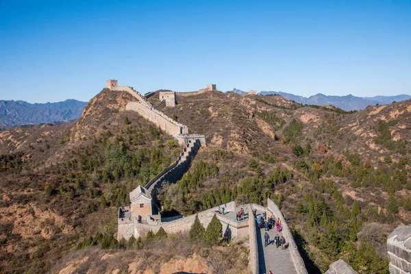 Hebei Luanping län Jinshanling Great Wall — Stockfoto