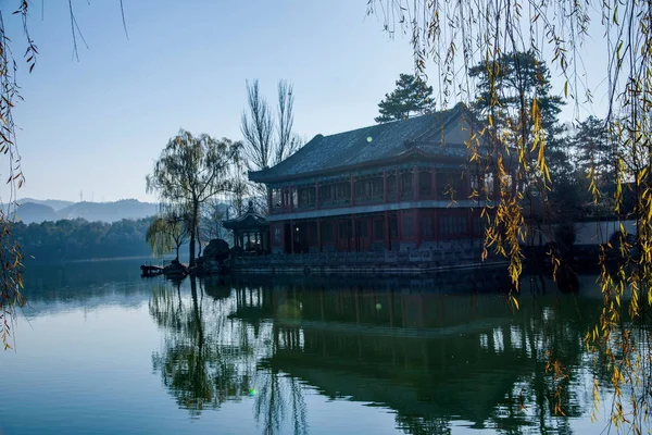 Hebei Chengde Mountain Resort Ruyi jezioro — Zdjęcie stockowe