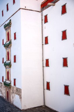 Hebei Eyaleti, Chengde Mountain Resort Putuo düz çatı kuleleri Tapınağı tarafından