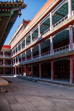 Hebei Eyaleti, Chengde Mountain Resort Putuo Zong binanın ana salona Tapınağı tarafından