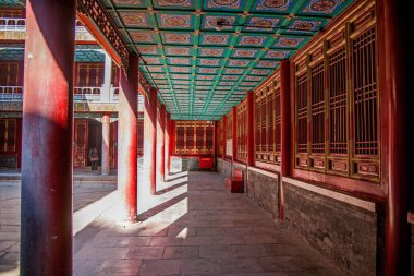 Hebei Eyaleti, Chengde Mountain Resort Putuo Zong binanın ana salona Tapınağı tarafından
