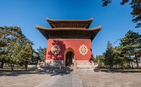 Prowincja Hebei, Chengde Mountain Resort Putuo Zongzhi Rozciągacz Rozciągacz pawilon — Zdjęcie stockowe