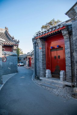 Pekin'in evleri Beijing Hutong kültürü