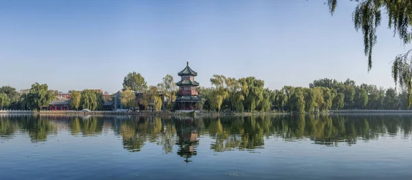 Morze Shichahai w Pekinie — Zdjęcie stockowe
