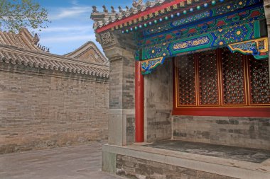 Beijing Shichahai deniz önce Prens Gong evi Bahçesi